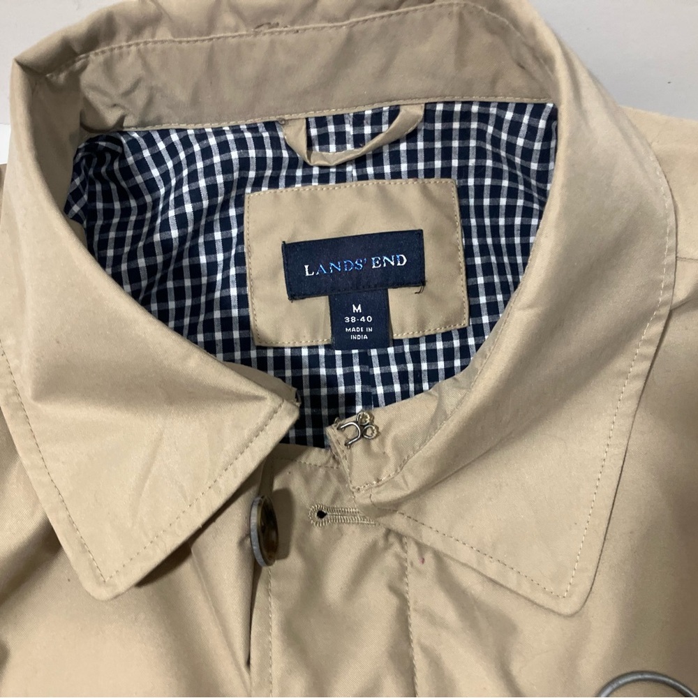 Lands' End Men's Trench Coat M - Picture 15 of 15